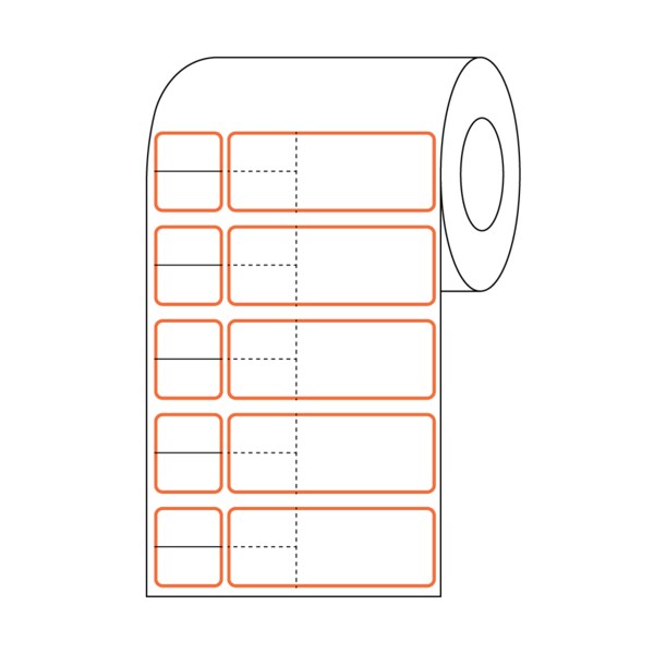 Nevs Misys / Sunquest - Multi Set Label MSL - Perf-Cut 1 3 x 4 3, PK4 CB-SUN-7-ORG - main